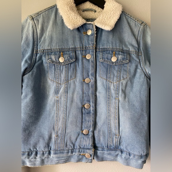 NEW Sherpa Lined Jean Jacket by Reserve Fairfax - Size Medium - Picture 2 of 7